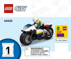LEGO 60455 instructions page 1 – build guide