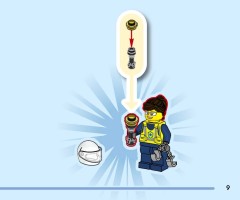 LEGO 60455 instructions page 9 – build guide