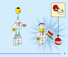 LEGO 60458 instructions page 9 – build guide