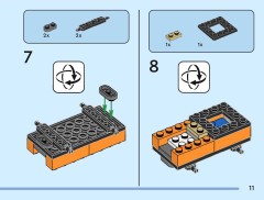 LEGO 60469 instructions page 11 – build guide