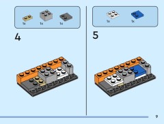 LEGO 60469 instructions page 9 – build guide