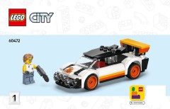 LEGO 60472 instructions page 1 – build guide
