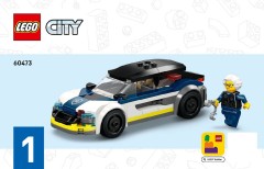 LEGO 60473 instructions page 1 – build guide
