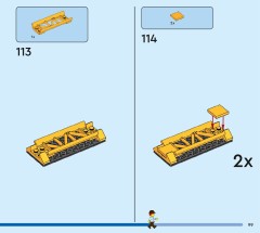 LEGO 60473 instructions page 99 – build guide