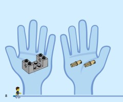 LEGO 60485 instructions page 8 – build guide