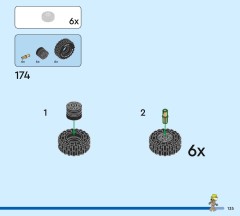 LEGO 60499 instructions page 135 – build guide