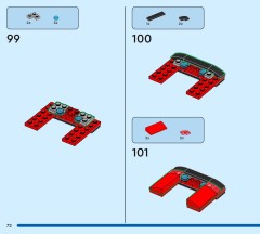 LEGO 60499 instructions page 72 – build guide