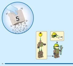 LEGO 60499 instructions page 74 – build guide