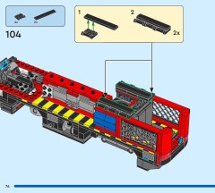 LEGO 60499 instructions page 76 – build guide
