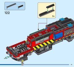 LEGO 60499 instructions page 91 – build guide