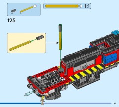 LEGO 60499 instructions page 95 – build guide