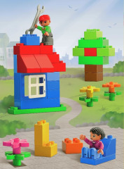 LEGO 6052 instructions page 6 – build guide