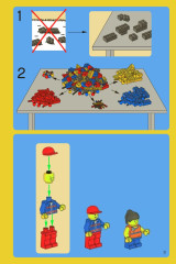LEGO 6053 instructions page 3 – build guide