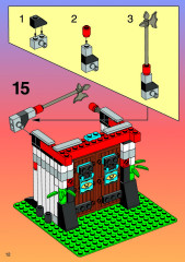 LEGO 6083 instructions page 12 – build guide