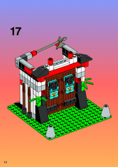 LEGO 6083 instructions page 14 – build guide