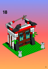 LEGO 6083 instructions page 15 – build guide