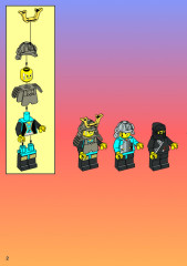 LEGO 6083 instructions page 2 – build guide