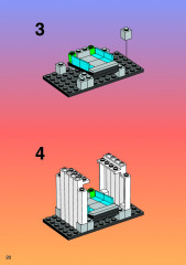 LEGO 6083 instructions page 20 – build guide