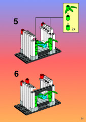 LEGO 6083 instructions page 21 – build guide
