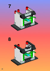 LEGO 6083 instructions page 22 – build guide