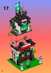 LEGO 6083 instructions page 28 – build guide