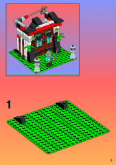 LEGO 6083 instructions page 3 – build guide