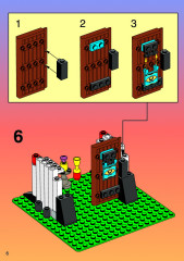 LEGO 6083 instructions page 6 – build guide