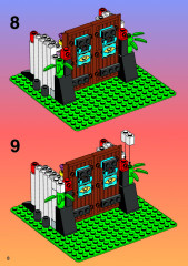 LEGO 6083 instructions page 8 – build guide