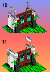LEGO 6083 instructions page 9 – build guide