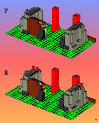 LEGO 6088 instructions page 13 – build guide