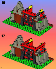 LEGO 6088 instructions page 18 – build guide