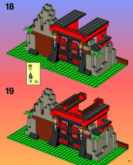 LEGO 6088 instructions page 19 – build guide