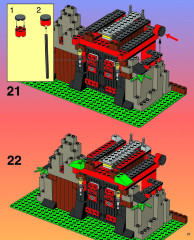 LEGO 6088 instructions page 21 – build guide