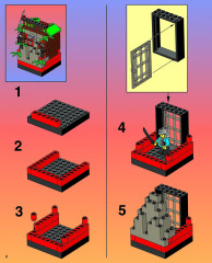 LEGO 6088 instructions page 6 – build guide