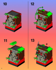LEGO 6088 instructions page 8 – build guide