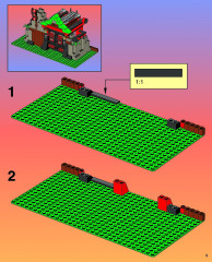 LEGO 6088 instructions page 9 – build guide