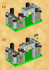 LEGO 6091 instructions page 21 – build guide