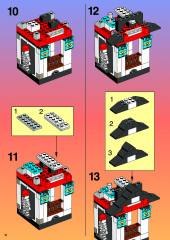 LEGO 6093 instructions page 10 – build guide
