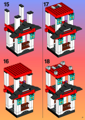 LEGO 6093 instructions page 17 – build guide