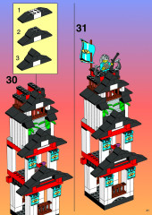 LEGO 6093 instructions page 21 – build guide