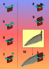 LEGO 6093 instructions page 4 – build guide
