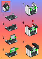 LEGO 6093 instructions page 6 – build guide