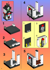 LEGO 6093 instructions page 8 – build guide