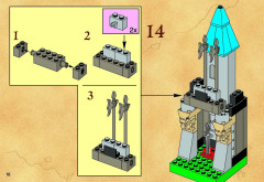 LEGO 6094 instructions page 18 – build guide