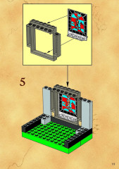LEGO 6095 instructions page 11 – build guide