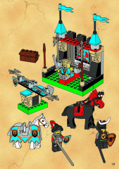 LEGO 6095 instructions page 19 – build guide