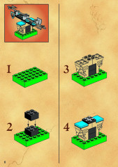 LEGO 6095 instructions page 6 – build guide