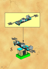 LEGO 6095 instructions page 8 – build guide