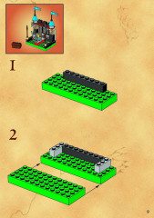 LEGO 6095 instructions page 9 – build guide
