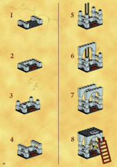 LEGO 6096 instructions page 28 – build guide
